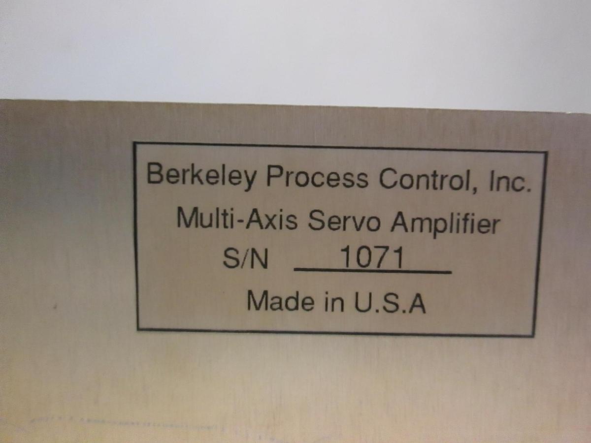 Used Berkeley Process Control, Multi-Axis Servo Amplifier, 1071