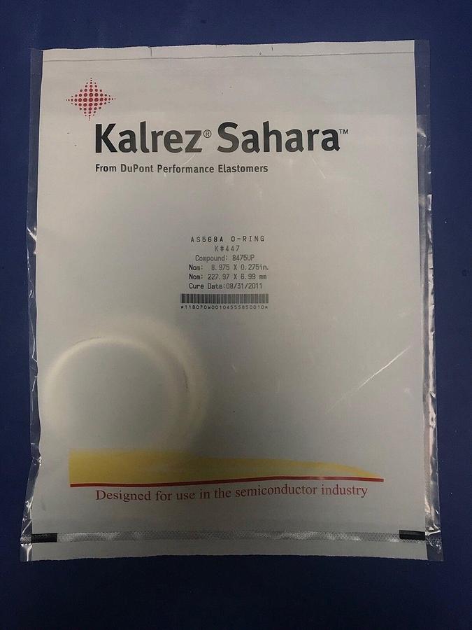 Kalrez Sahara O-Ring, AS-568A K# 447, Compound 8475UP, 9" x 0.275", New