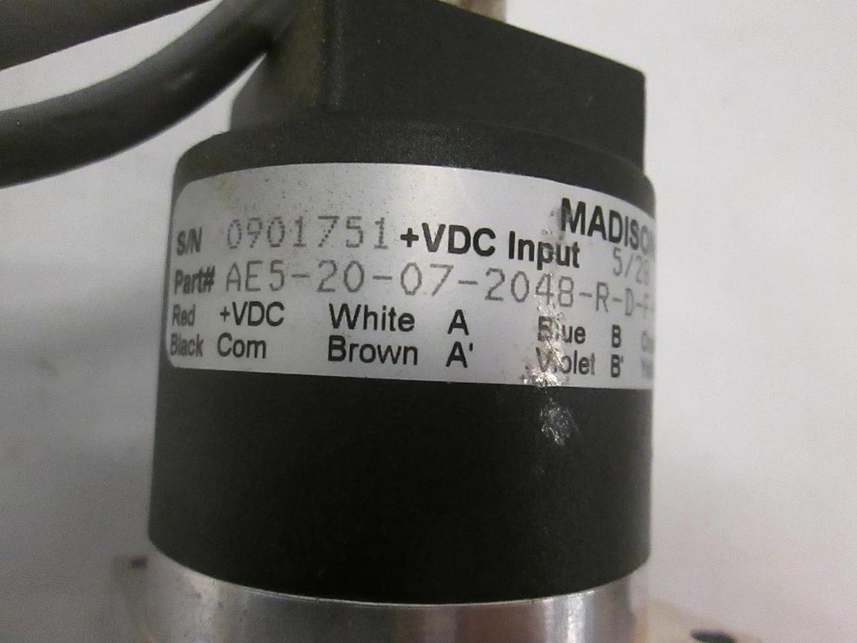 Used Madison Electric Stepper Motor, AE5-20-07-2048, Used
