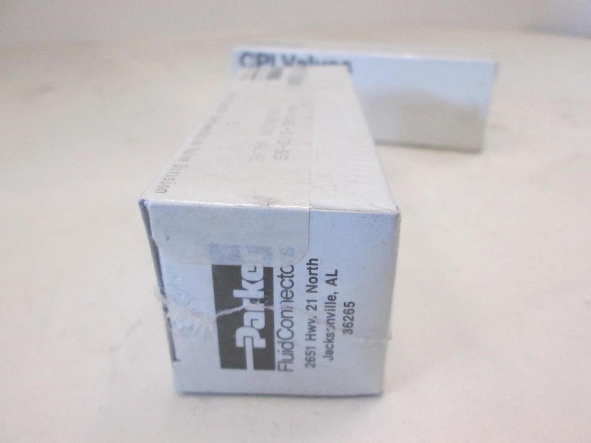 Used Parker, 4V-C4L-1/3-SS, Check Valve, New Unopened, Lot of 2