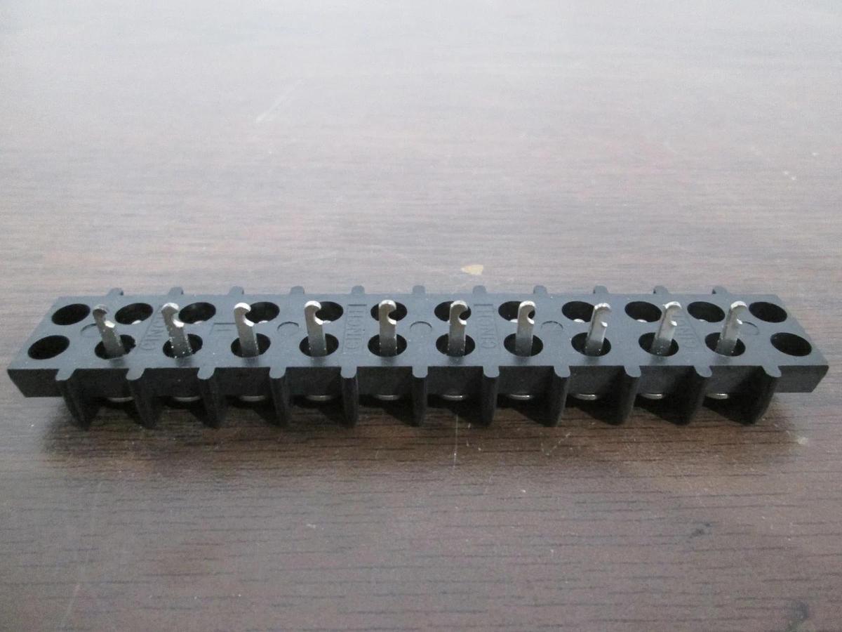Used Cinch, 10 Position, Terminal Block, Used