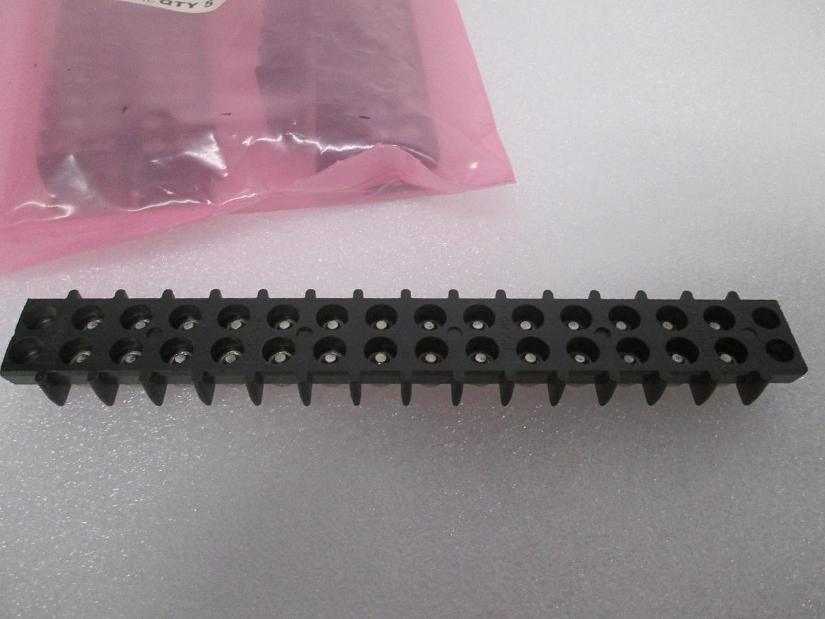 Cinch, Double Row Terminal Block, 14 Position, 119-7014, New, Lot of 6