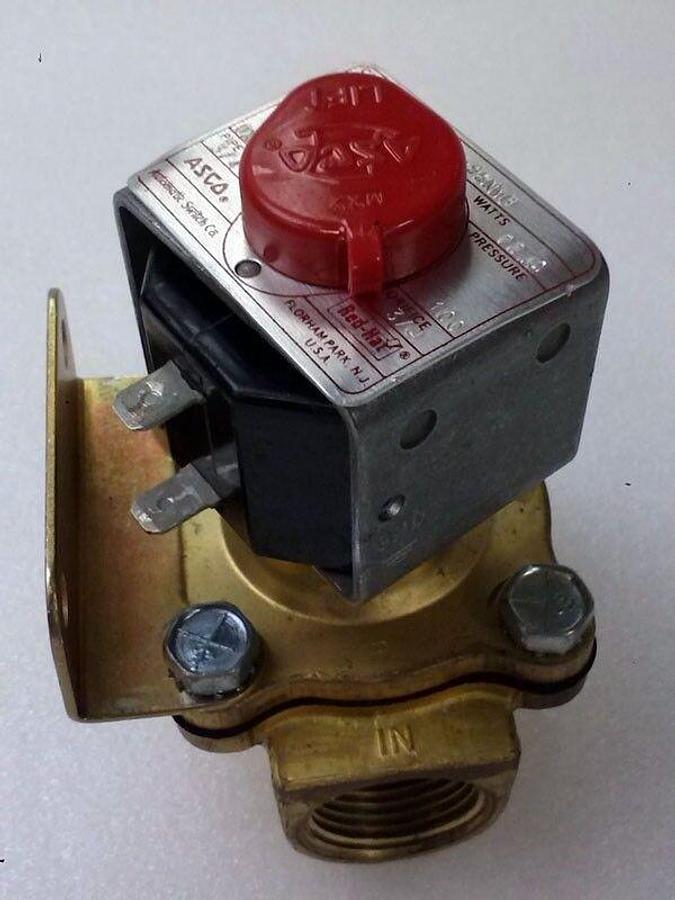 Used Asco US8210D95NMB Solenoid Valve 12.4w 100psi, Used
