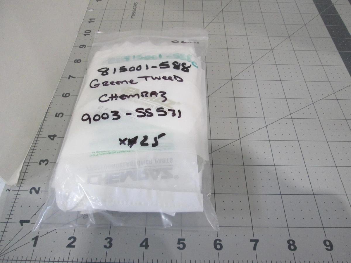 Chemraz, Green Tweed, AS-568A-003, New, Lot of 25