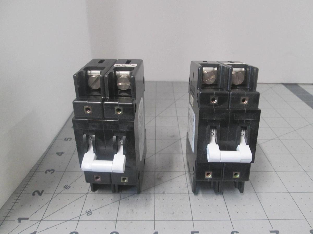 Airpax, IELHR11-1-62F-6.00-91-V, 6A, 2 Pole, Circuit Breaker, New, Lot of 2