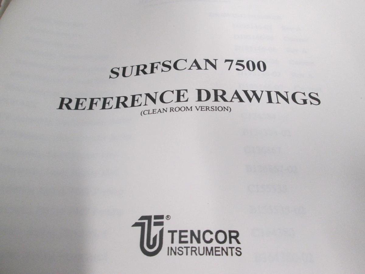 Used Tencor, Surfscan 7500, Reference Drawings, 234168-27, REV B, Used