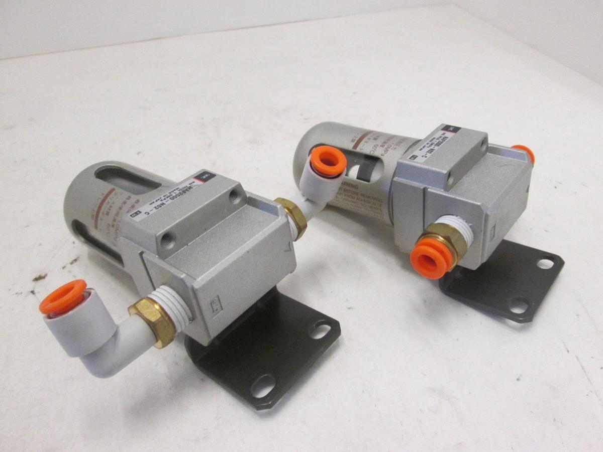 Used SMC, NAF2000-N02-C, Pneumatic Filter, Used, Lot of 2