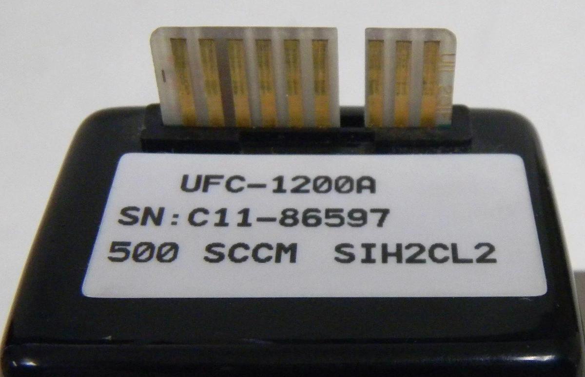 Used Unit UFC-1200A Mass Flow Controller, Gas- SiH2CL2, Range- 500 SCCM, Used