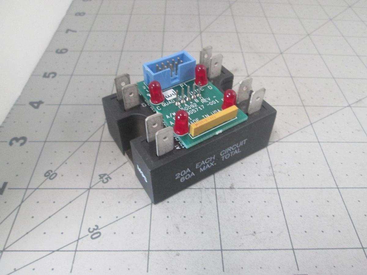 Watkins Johnson, 905718-001, Quad SSA Relay Interface, PCB Assy, New
