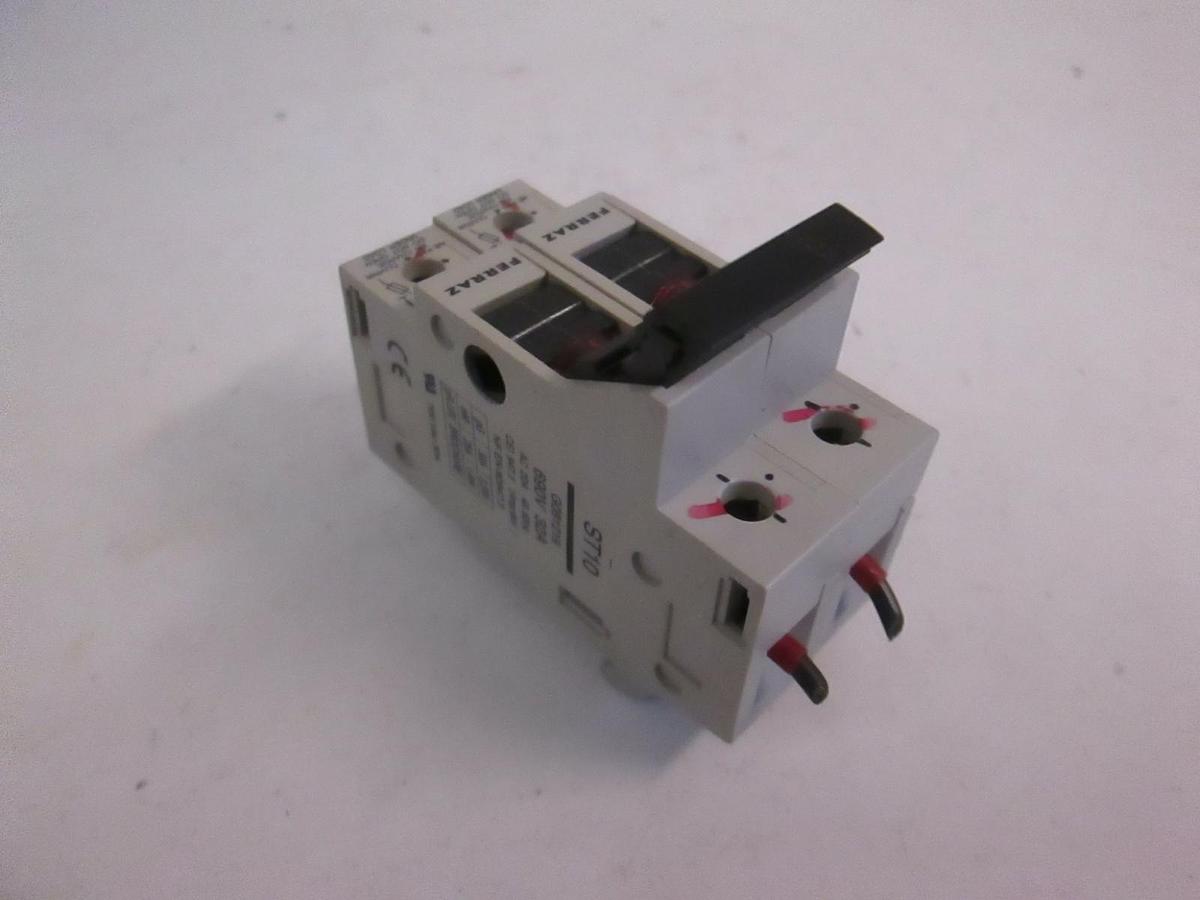 Used Ferraz Fuse Holder, ST10, 32A 690V, Lot of 2