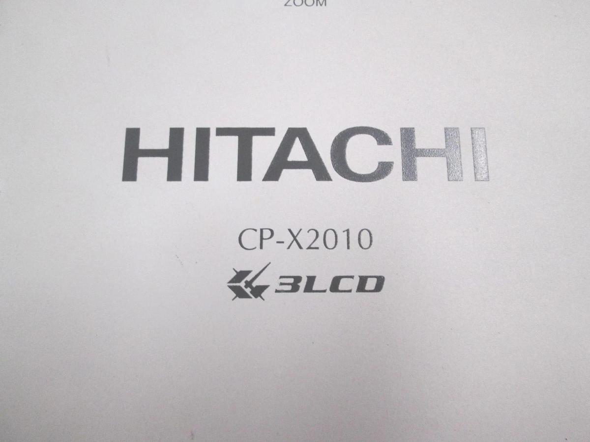 Used Hitachi Model: CP- X2010, LCD projector 100-120v/ 220-240v , 50/60Hz 3.7-1.0A