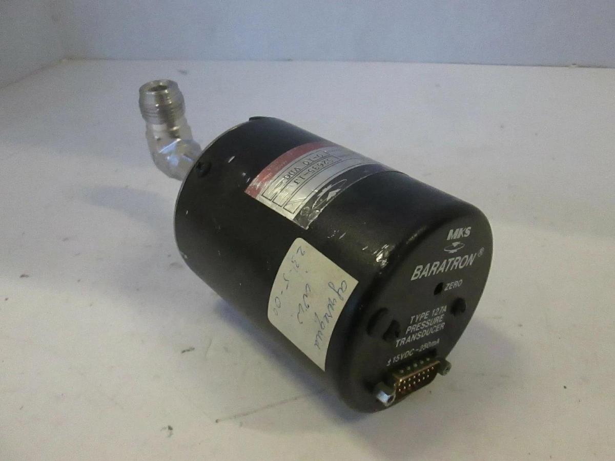 Used MKS Baratron 127AA-00010A, 10 TORR Type 127A Pressure Transducer, Used