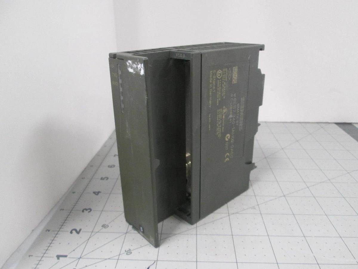 Used Siemens, Simatic S7, 6ES7 340-1AH02-0AE0, Communication Module, Used