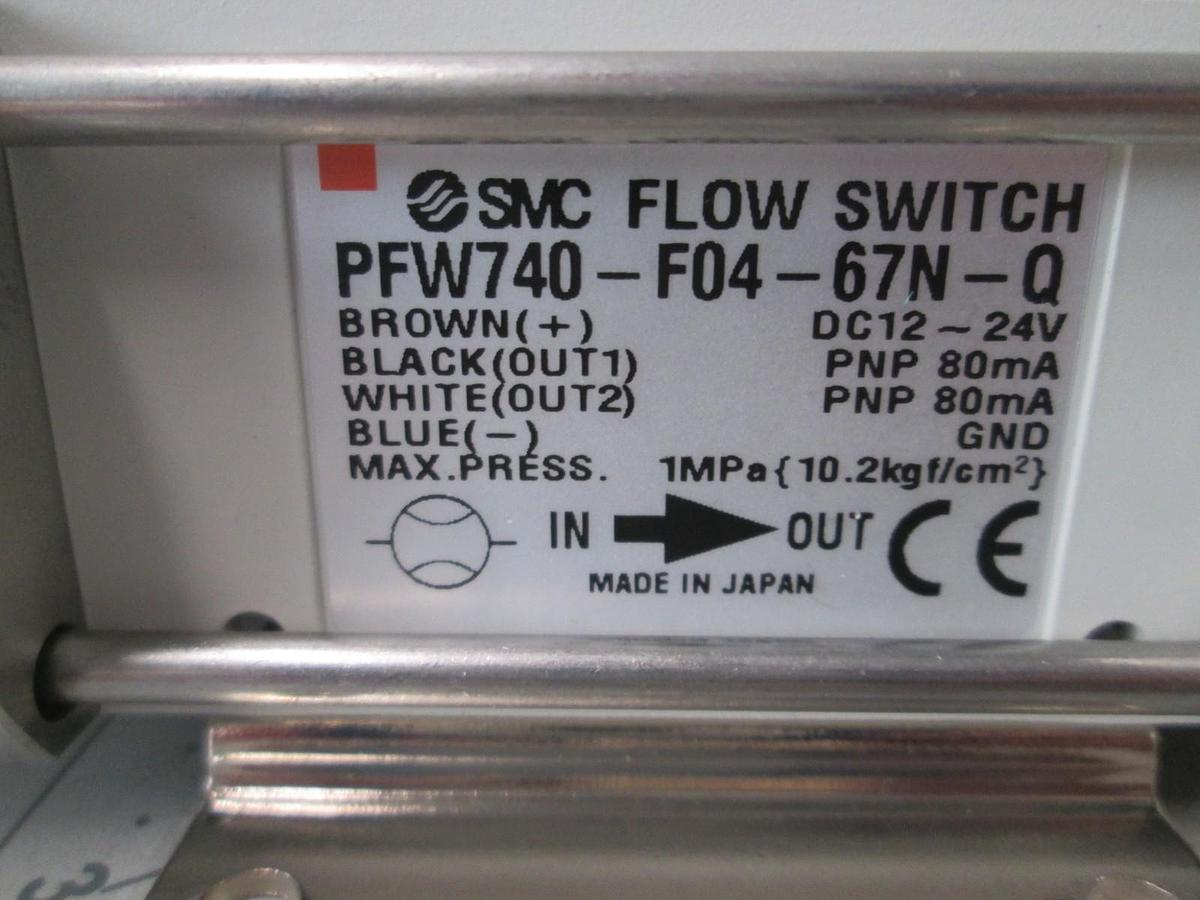 SMC, PFW740-F04-67N-Q, Digital Flow Switch Assy, New