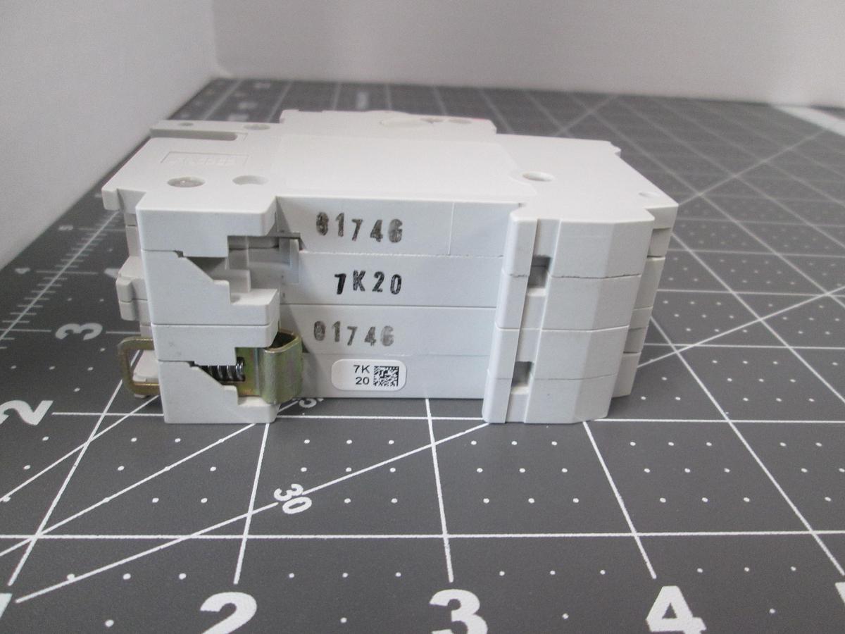 Used ABB, S272-K20A, 20A 2Pole 277/480VAC K Curve Circuit Breaker DIN Rail