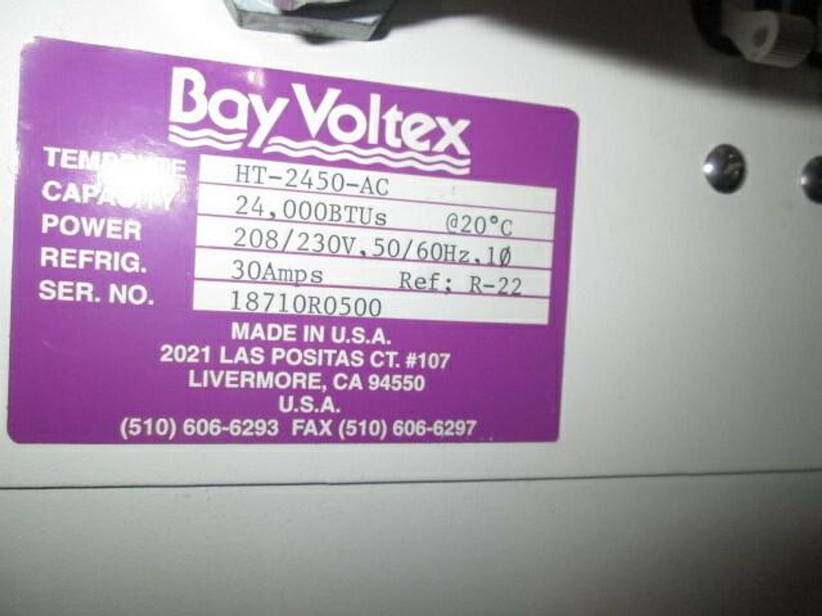 Used Bay Voltex HT 2450 AC Chiller, used, 24000 BTU 208v 1 ph, 30 amp