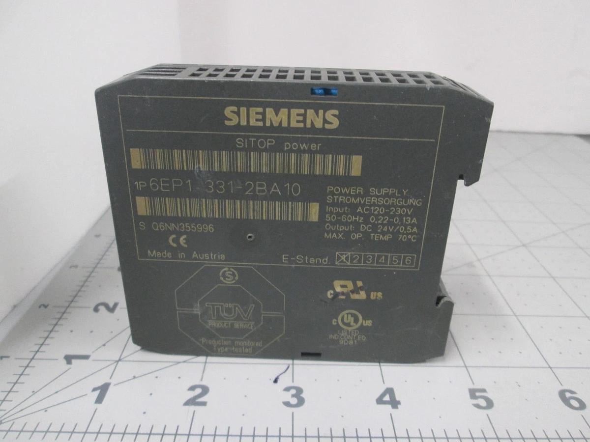 Used Siemens, SITOP Power, 6EP1 331-2BA10, Power Supply, Used