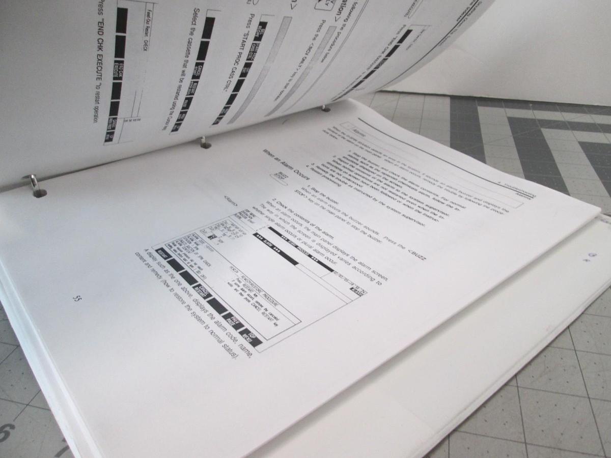 Used Screen, SKW-60A/80A, Advanced Maintenance Manual, Used
