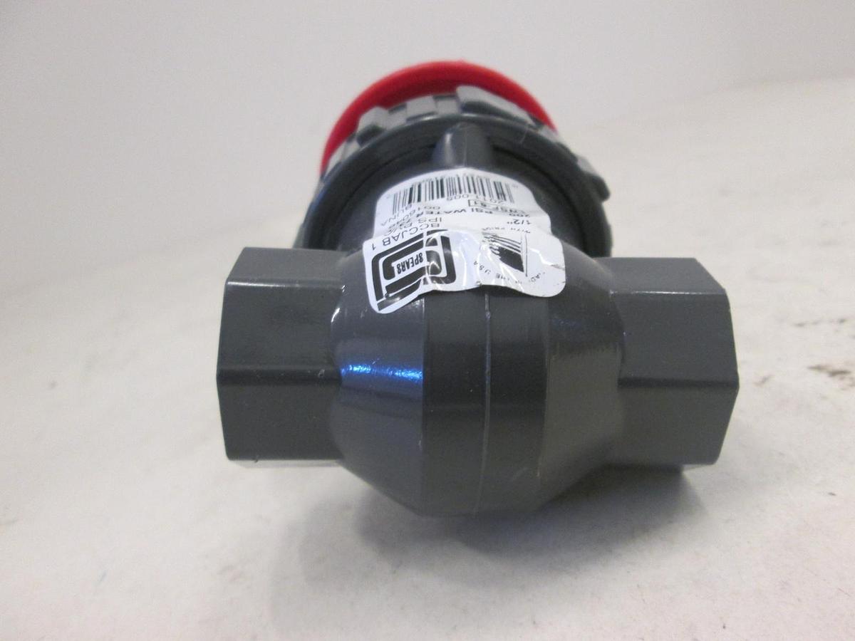 Used Spears, 1/2" Two Way Manual Gate Valve, 200 PSI, Water 73Deg F, BCCJAB1, New