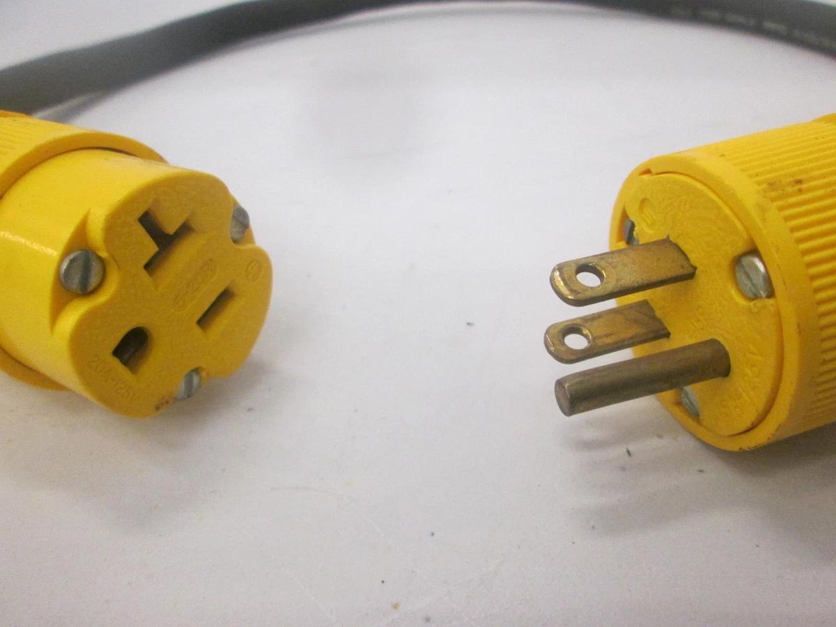 Used Carol, P-123-70-MSHA, Type SOW-A, 12/3, Power Cord Cable, 32", Used