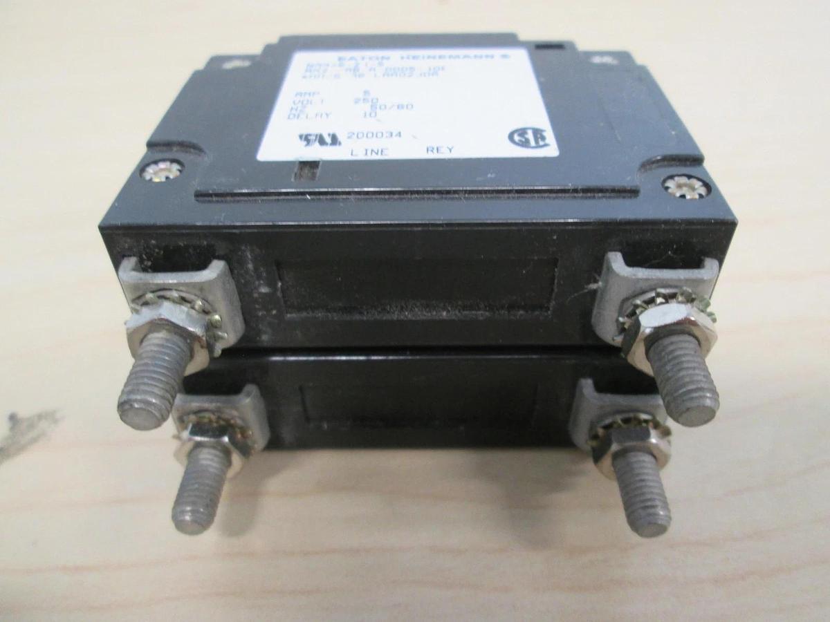 Used Heinemann, AM2-AB-A-0005-10E, 2 Pole Circuit Breaker, 250V, 5A, Used