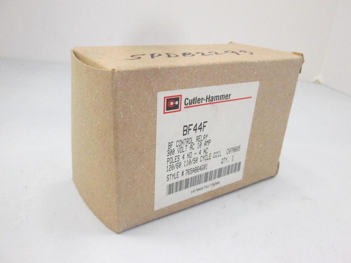 Used Cutler-Hammer, BF44F, Contactor, 4 Pole, 10A, New