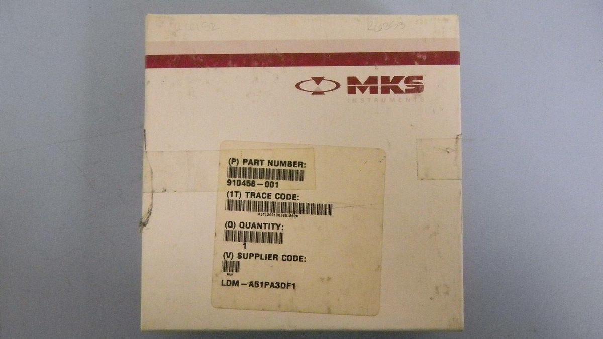 MKS LDM-A51PA3DF1 Local Display Module, Type: LDM- Red Display, 50PSI, NIB