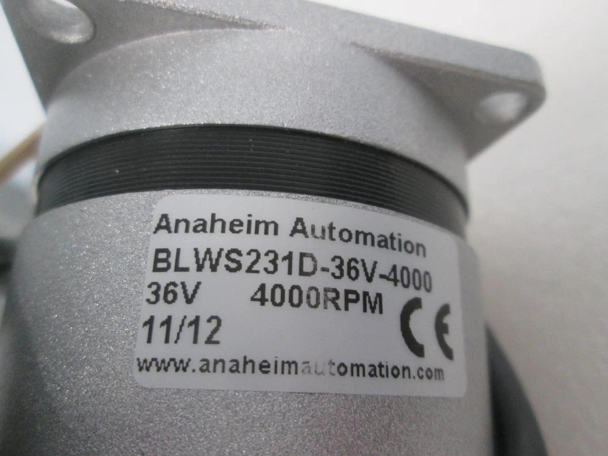 Anaheim Automation, BLWS231D-36V-4000, 4000RPM Motor, New