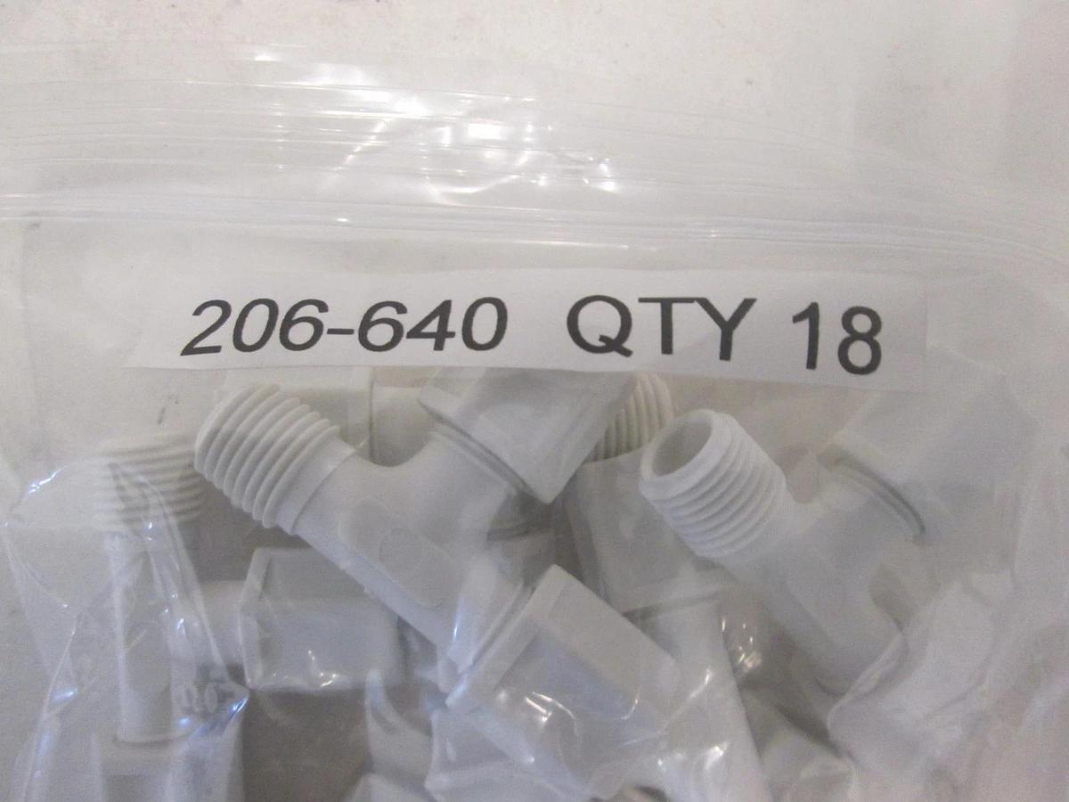 RYAN HERCO PRODUCTS, 0630-043, Tee, PP, 5/16T x 1/4NPTM x 5/6T, New, Lot of 18