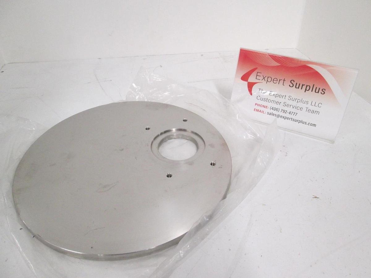 Used Cryco, 6" Wafer Door Plate, 1.25", Cleaned, Used