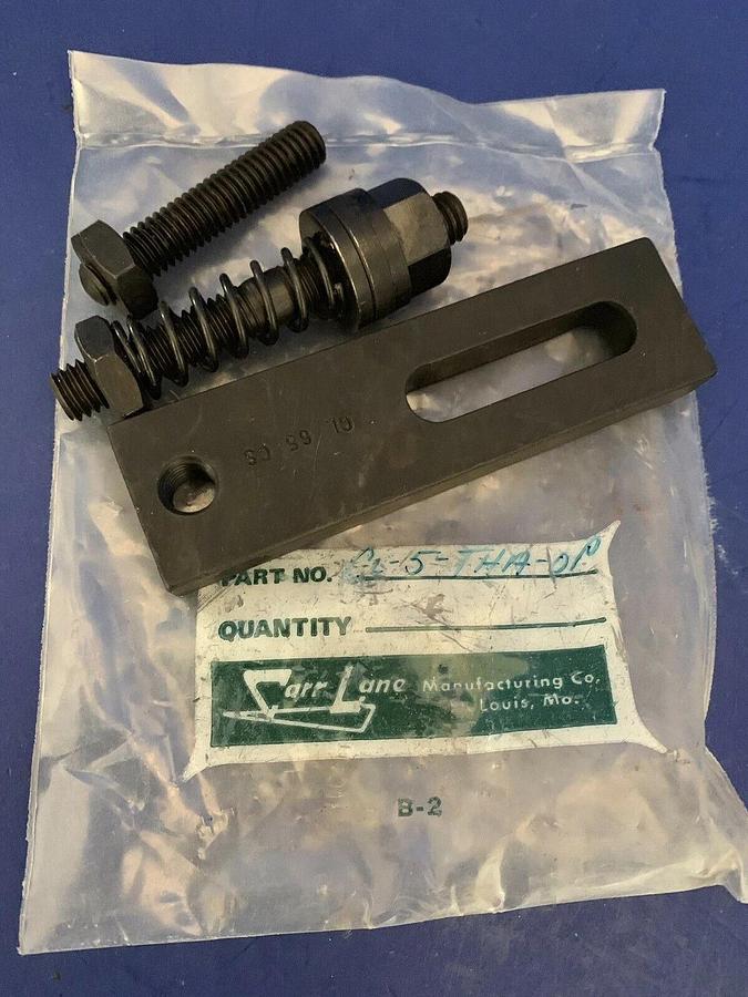 Carr Lane CL-5-THA-OP Steel Tapped-Heel Clamp Strap Assy, New
