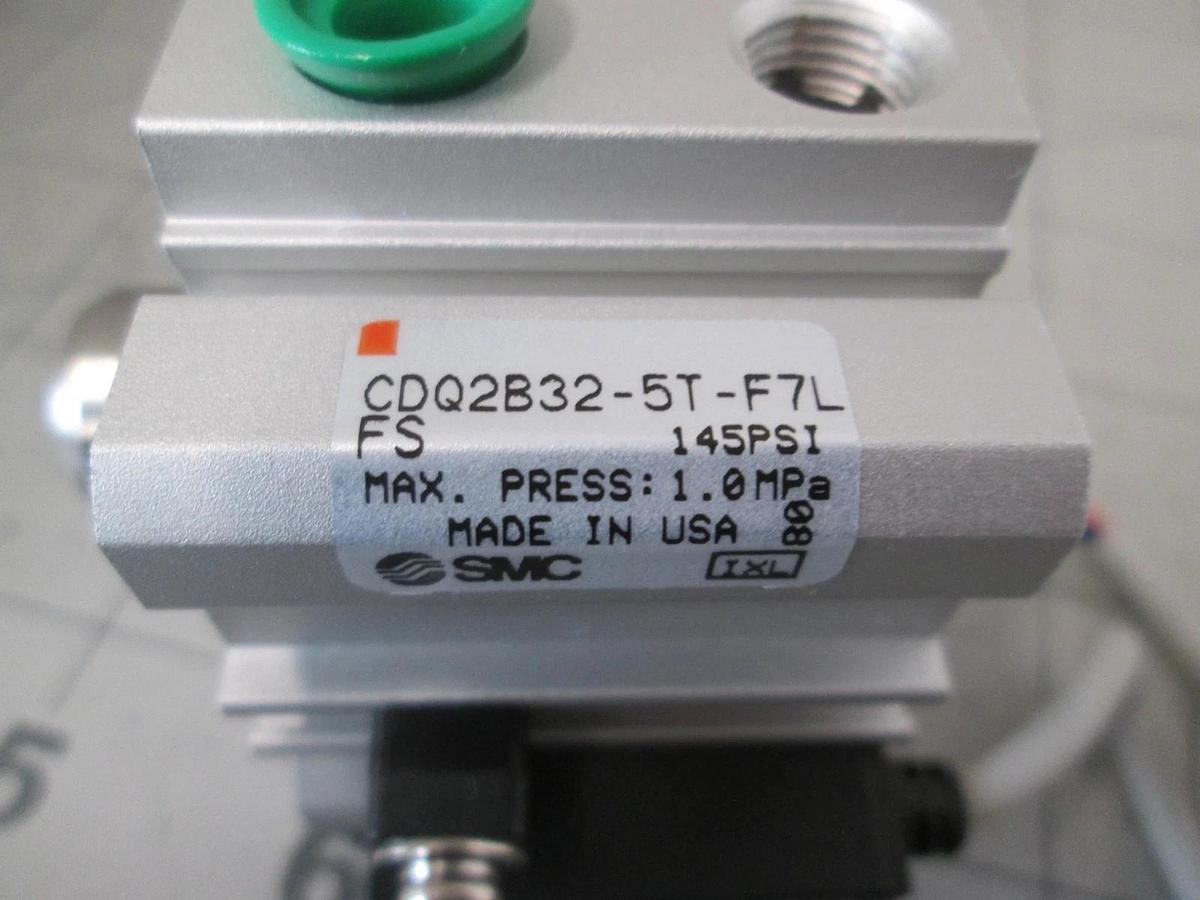SMC, CDQ2B32-5T-F7LFS, Compact Cylinder, 32mm Bore, 5mm Stroke, SGL, ACT, New