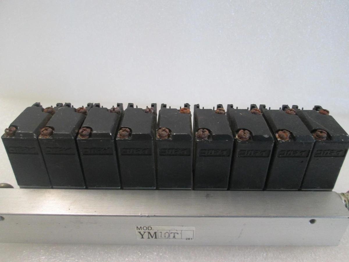 Used Koganei, 030E1, Solenoid Valve Block Assy, 9 Valve, Used