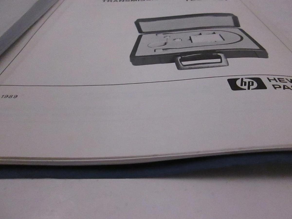 Used HP 41952A/B Transmission/ Reflection Test Set Operating Note, Used