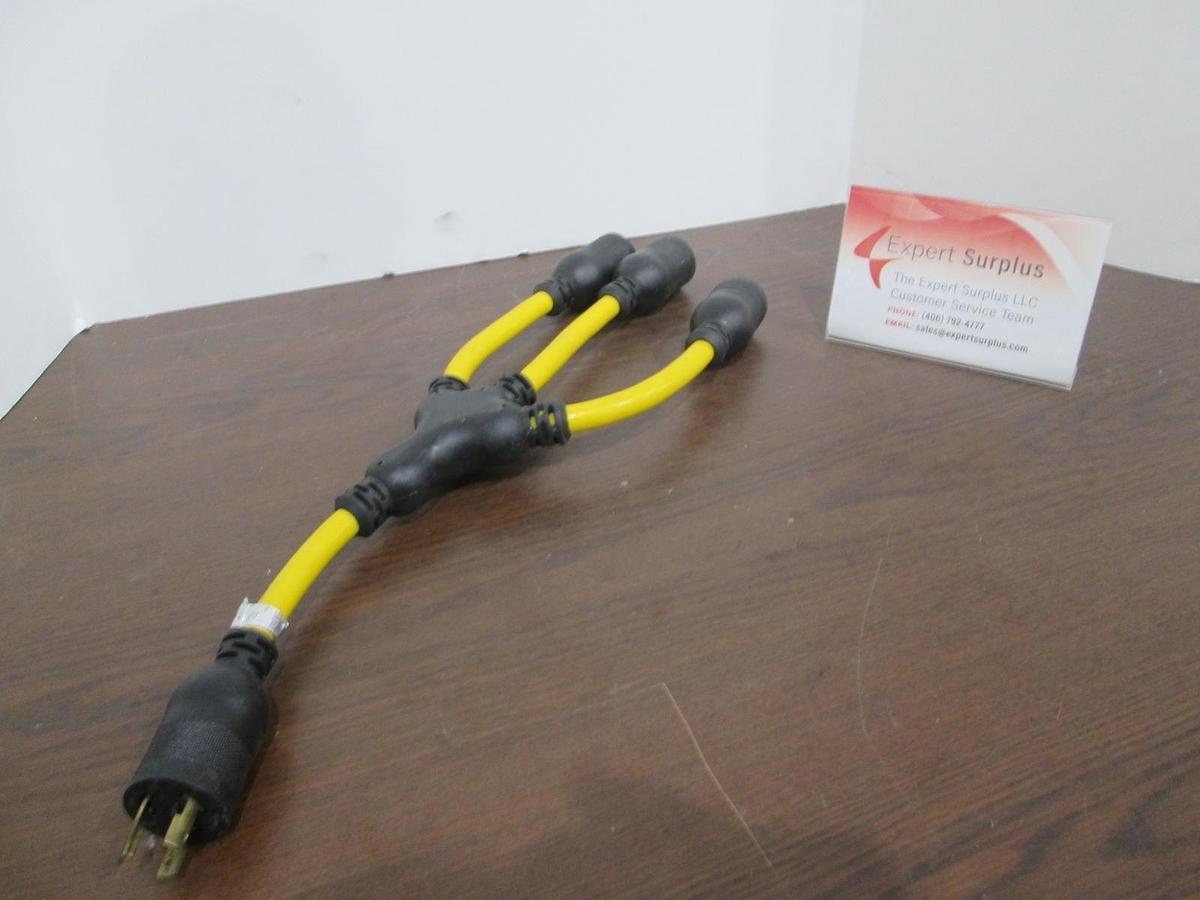 Used Electricord, BX-3062, 3 Way Adapter Cord Set, Used