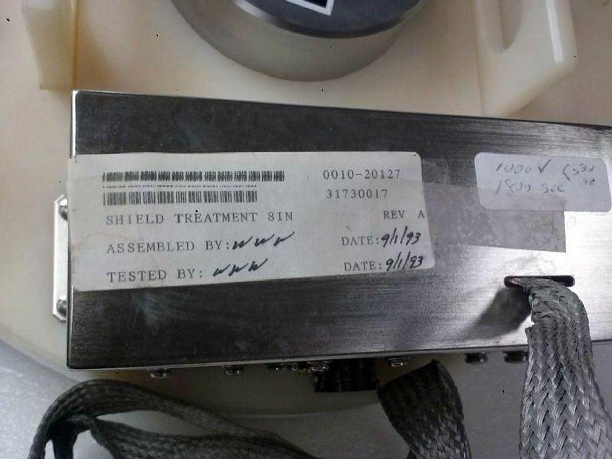 Used AMAT Applied Materials 0010-20127 Shield Treatment 8in with Cover, Used