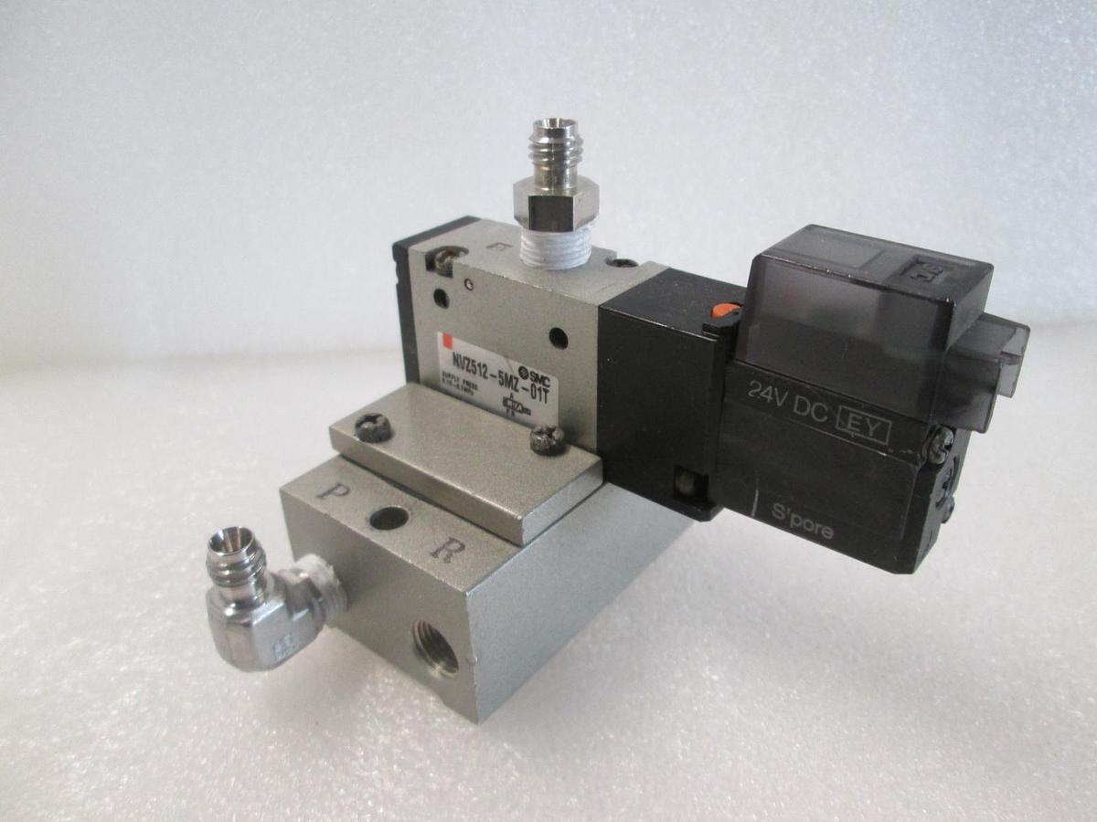 Used SMC, NVZ512-5MZ-01T, Solenoid Valve Assy, Used