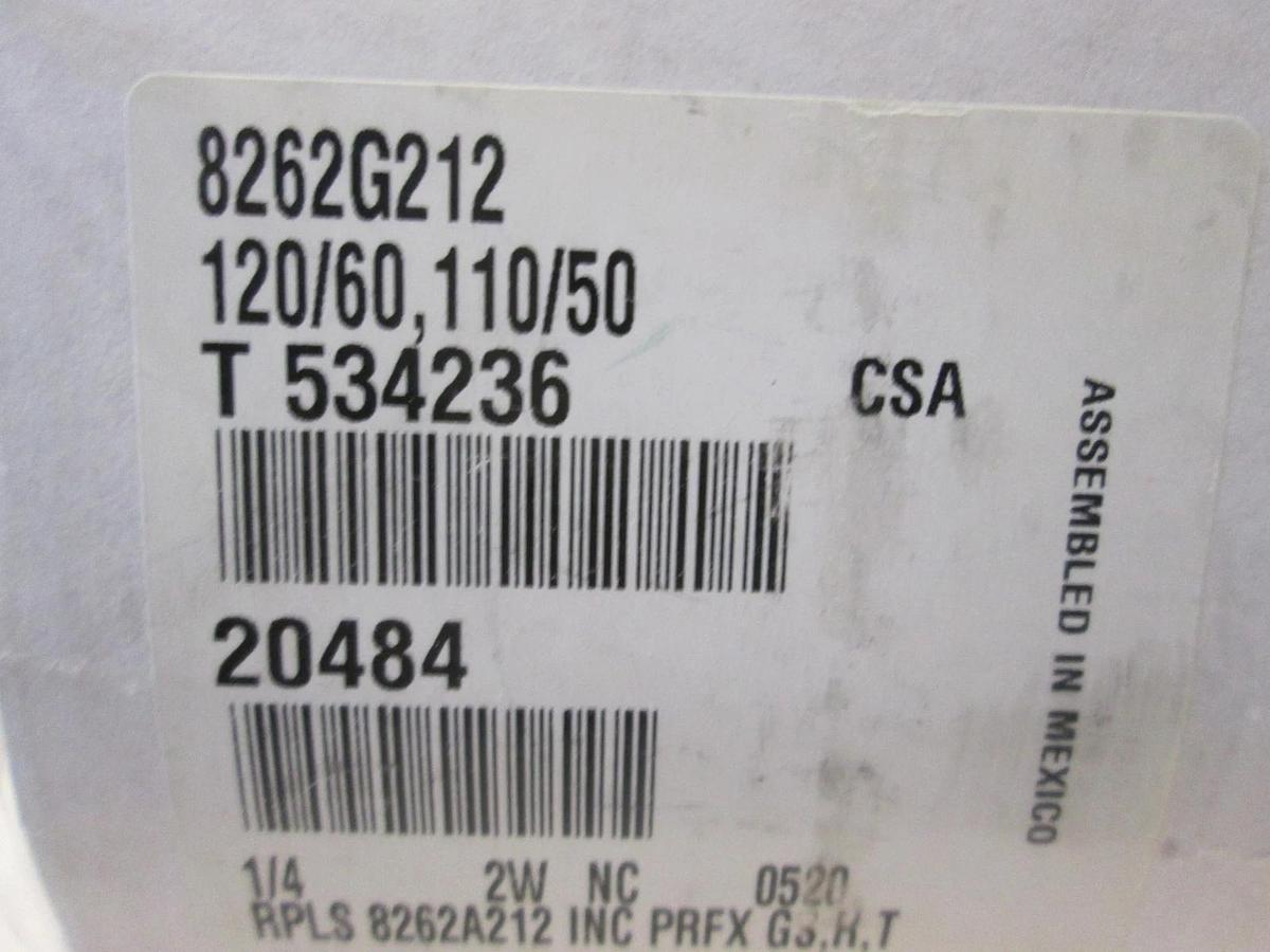 Asco, 8262G212, Solenoid Valve, 17.1 W, 1/4 Pipe, New