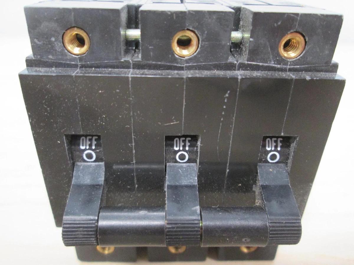 Used Heinemann, AM3-AB-A-0010-10E, 3 Pole Circuit Breaker, 250V, 10A, Used