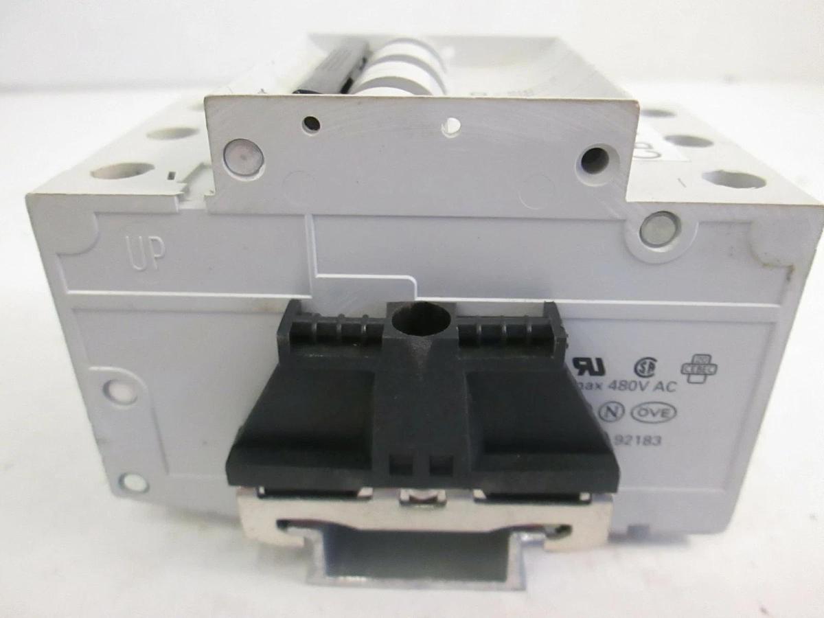 Used Siemens Circuit Breaker, 5SX23 C50, 3 Pole 480VAC, Used