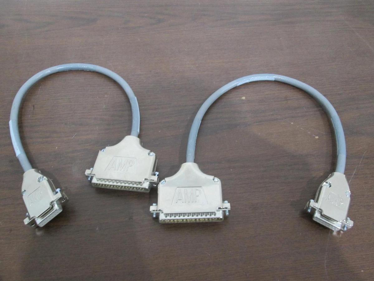 Used AMP, 37 Pin Connector Cable, 8400-0928, Used, Lot of 2