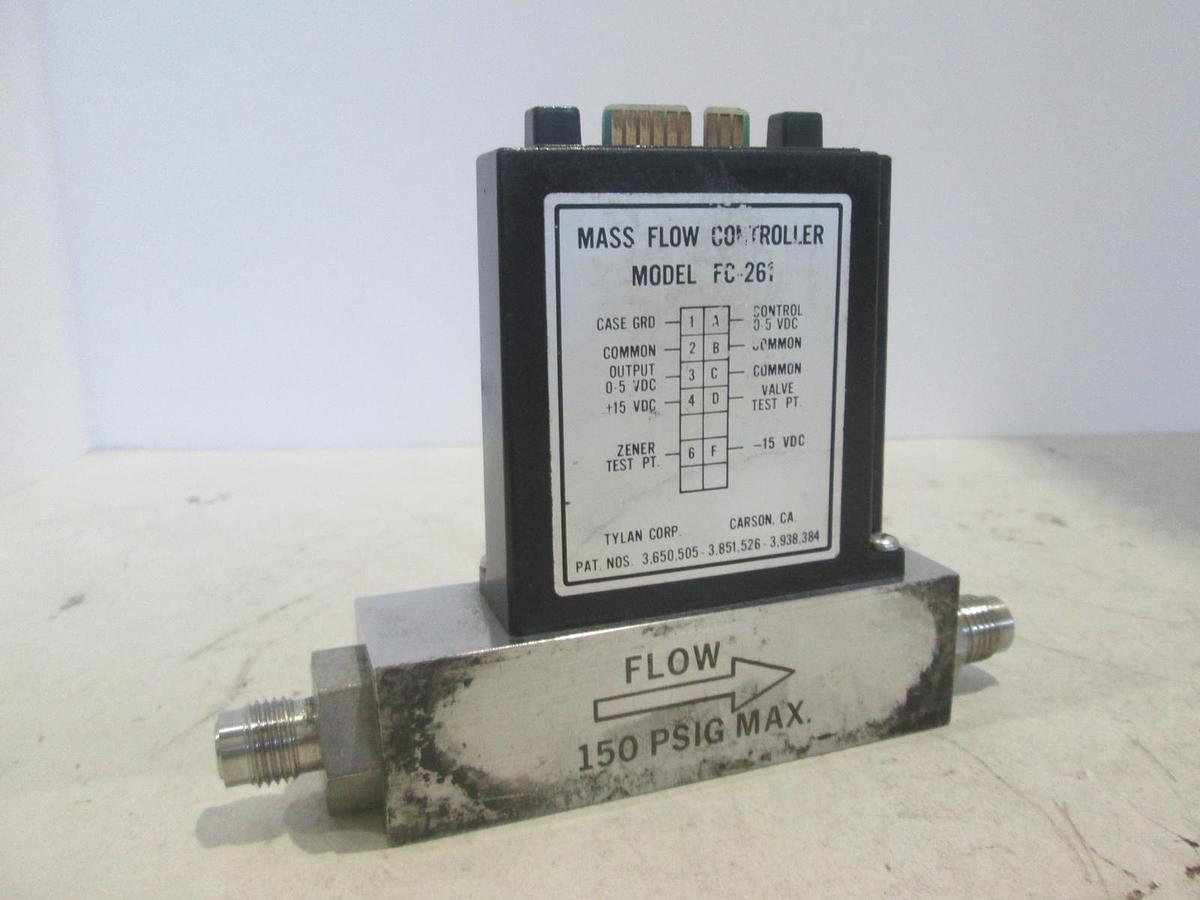 Used Tylan, FC-261, Mass Flow Controller, 15 SLPM,N2, Used