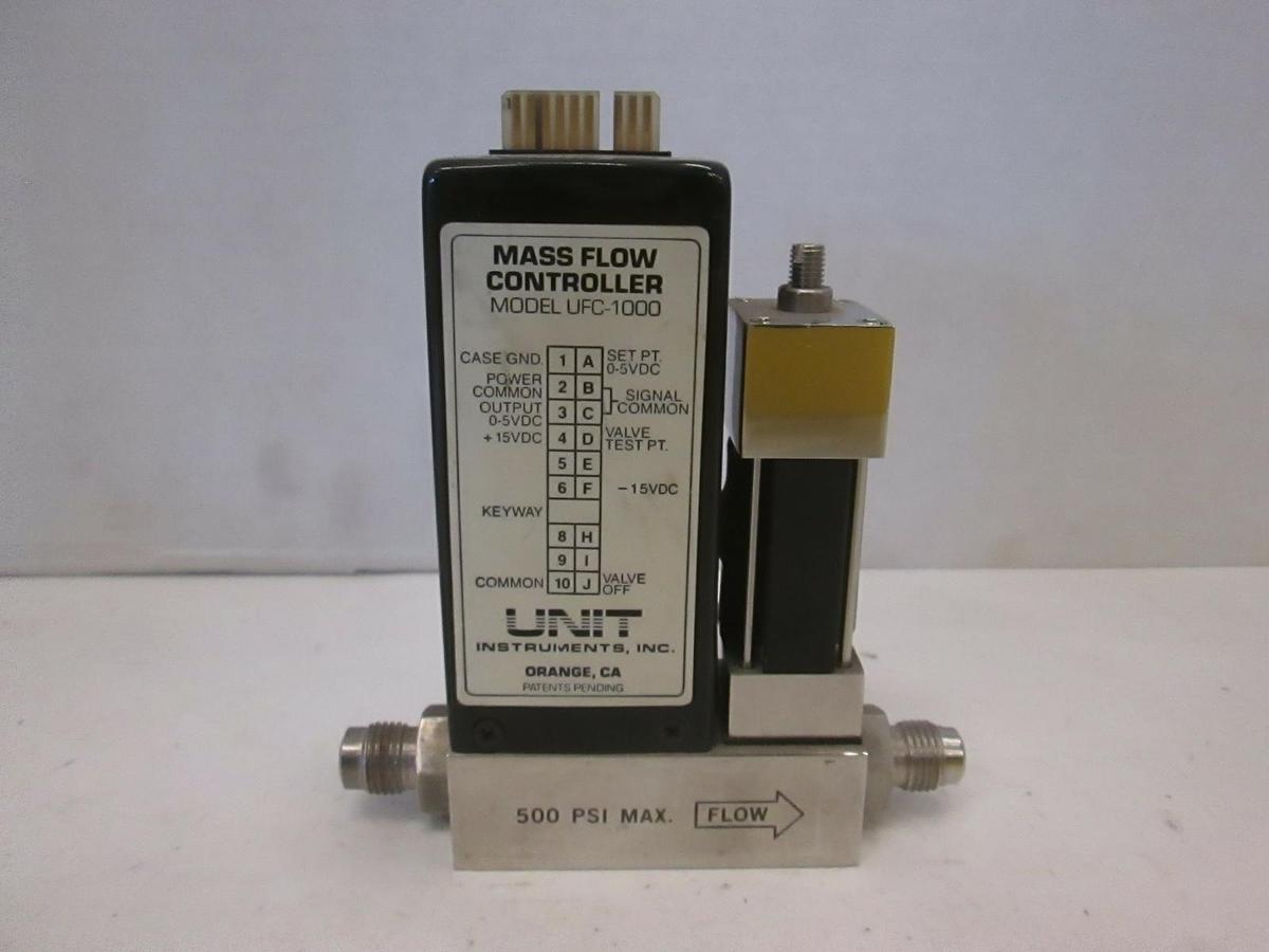 Used Unit UFC-1000 Mass Flow Controller 15%B2H6/SiH4, O2, 300 SCCM, Refurb
