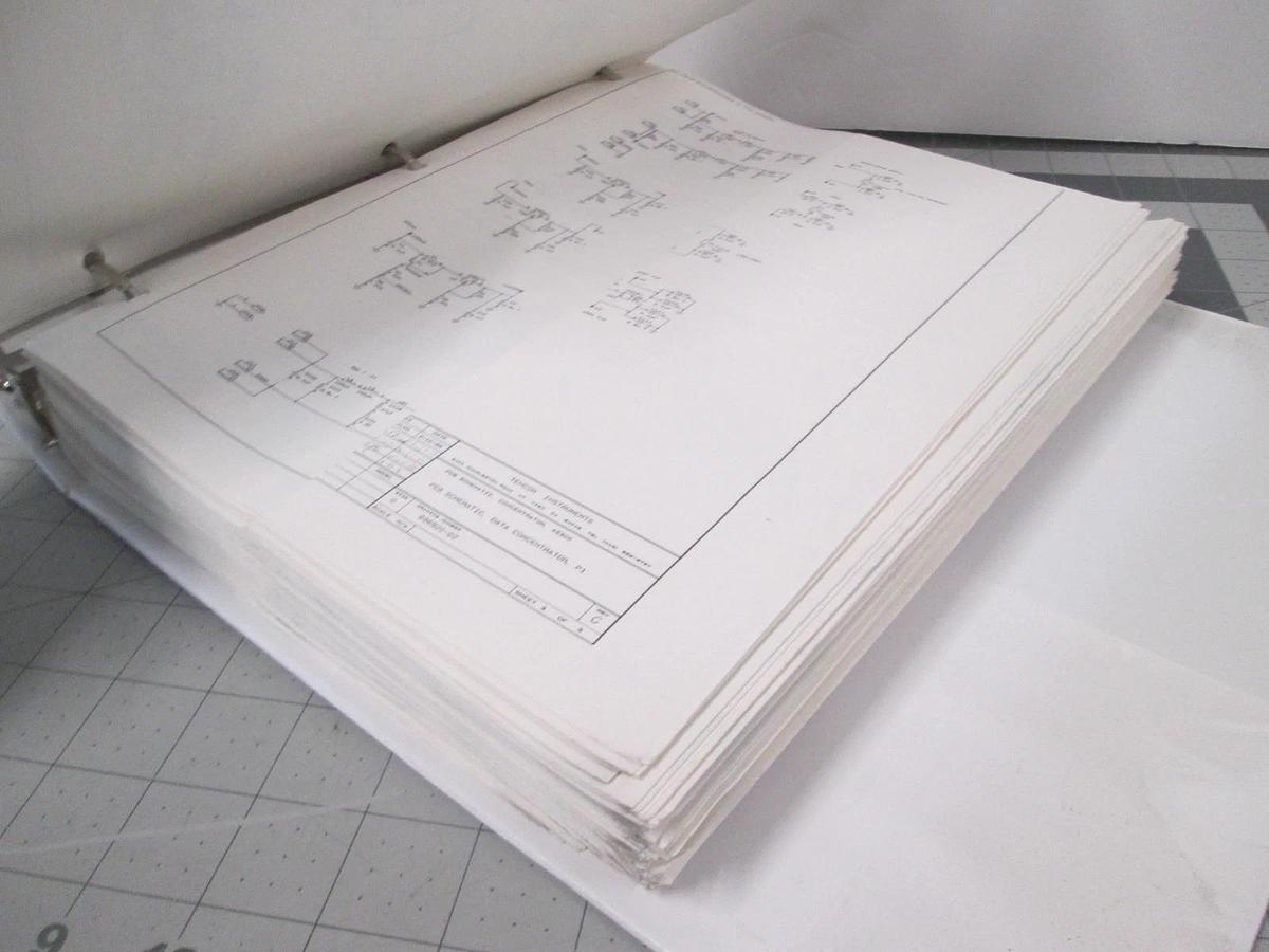 Used Tencor, Tencore P-1 Reference Drawings, 133680 REV. C 4/90, Used