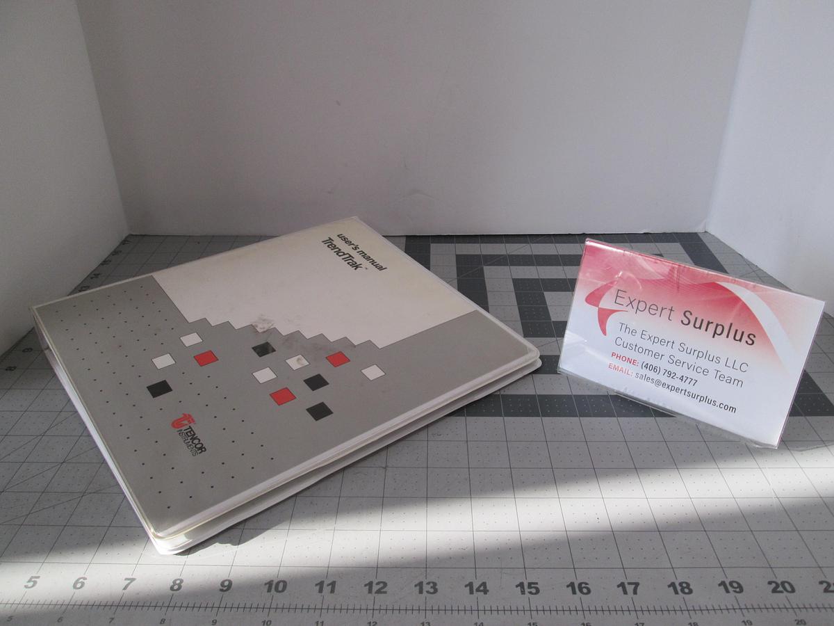 Used Tencore, TrendTrak, Verision 3.0, User's Guide, Used