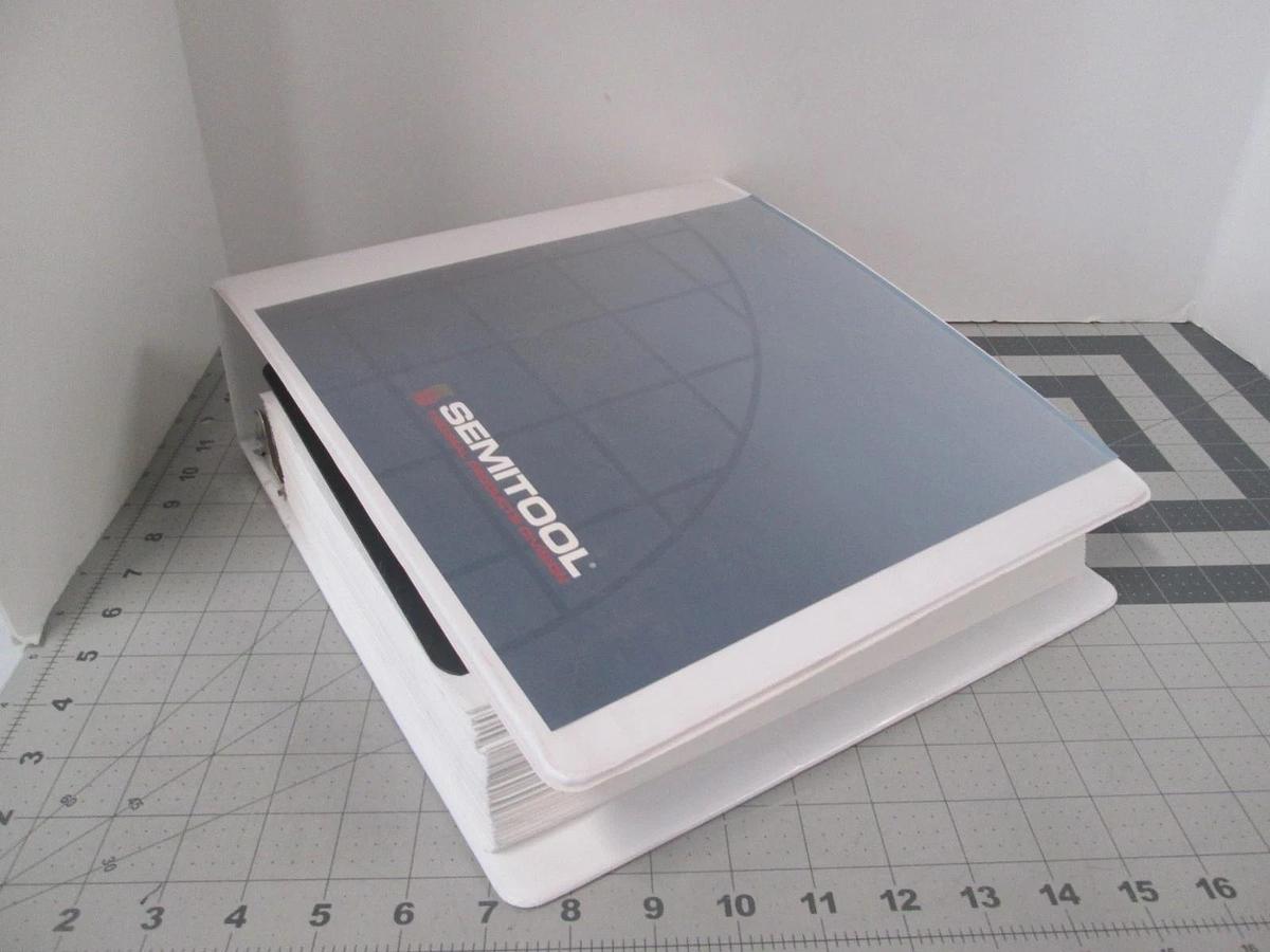 Used Semitool, GEM/SECS 2, 108446,-7,-8, Volume 4, User Manual, Used