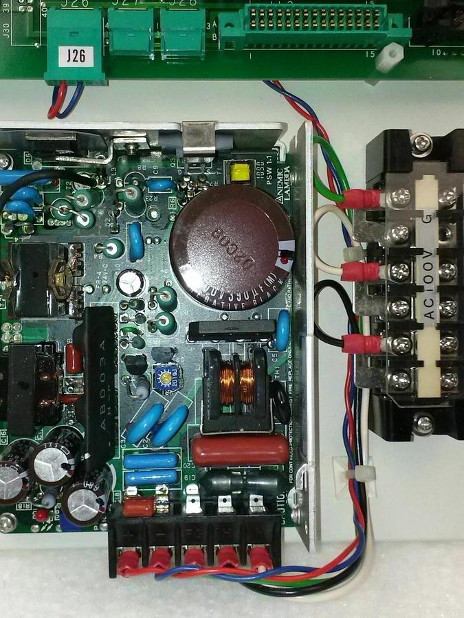 Used TEL Tokyo Electron CP-8350C PCB Assembly, Mount, and Power Supply 24V, Used