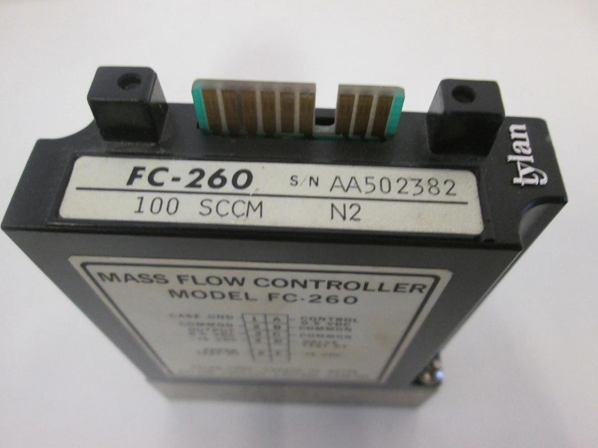 Used Tylan, FC-260, Mass Flow Controller, N2, 100 SCCM, Used