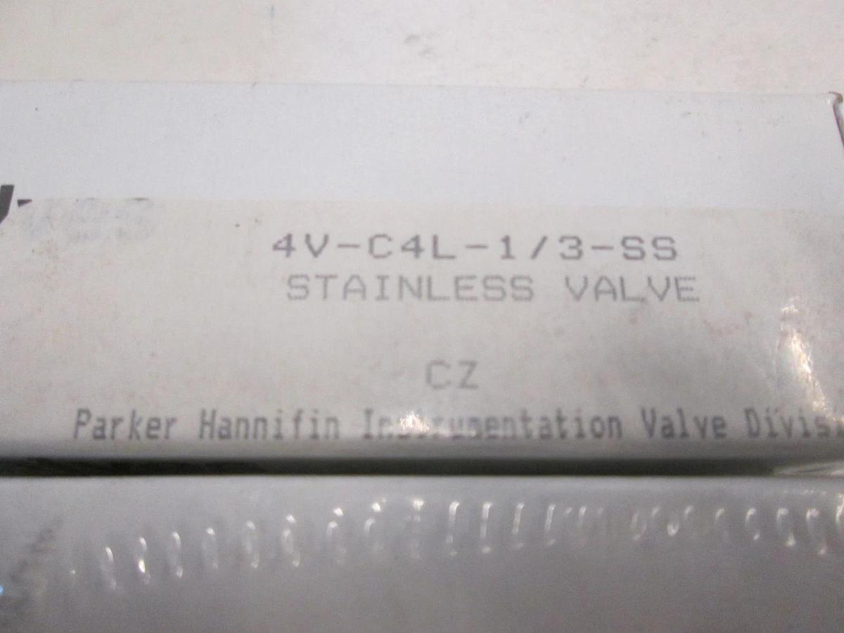Used Parker, 4V-C4L-1/3-SS, Check Valve, New Unopened, Lot of 2