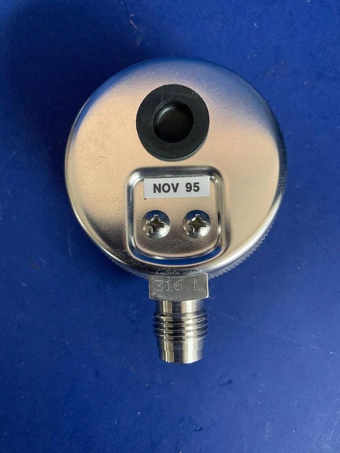 Used Span Pressure Gauge 30-0-100 psi, 1/4" MVCR, Used
